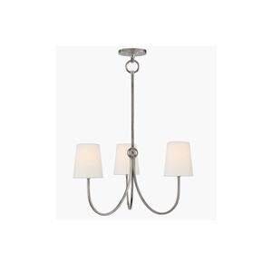 Visual Comfort Thomas O’Brien Reed Small 3 Tier Chandelier TOB5009AN-NP Nickel